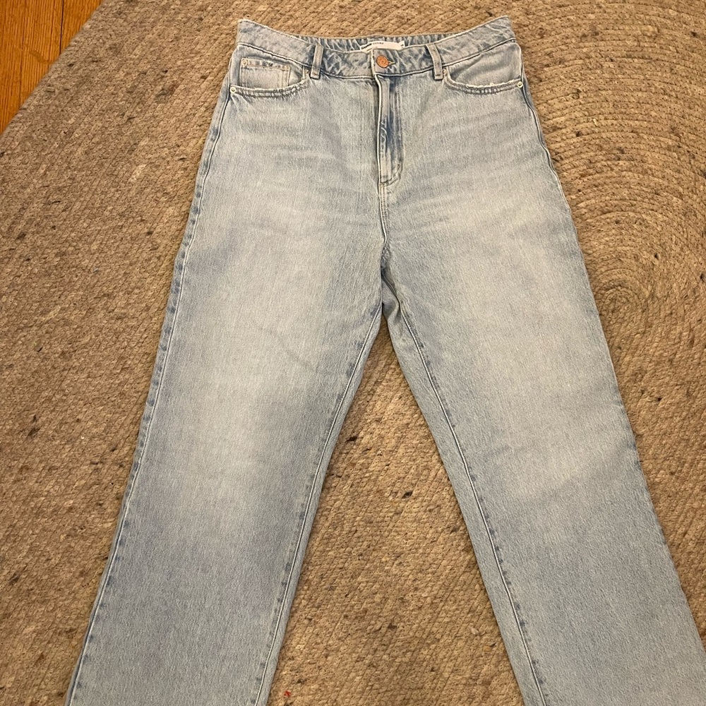 Garage light washed jeans